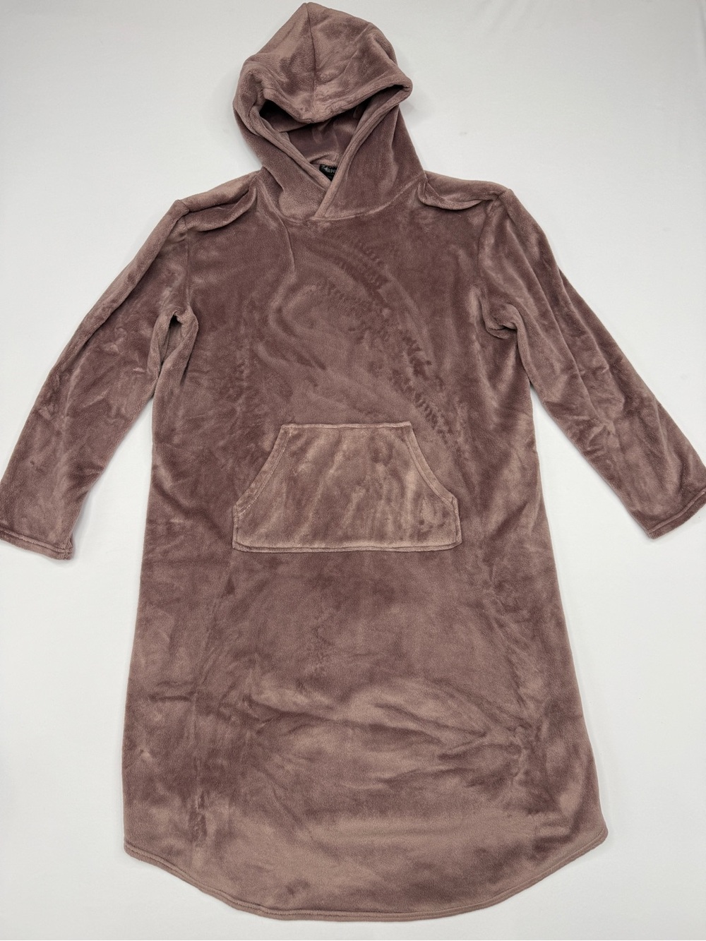 32 Degrees Heat Plush Fleece Hooded Lounger Sleepwear Dress
